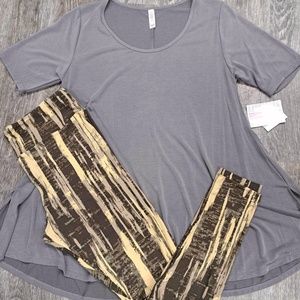 NWT Lularoe Perfect Tee & TC Leggings